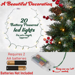 DECO EXPRESS Artificial Christmas Tree,with Metal Stand - Desk Ornaments - (0.5 M) - Get Trend