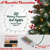 DECO EXPRESS Artificial Christmas Tree,with Metal Stand - Desk Ornaments - (0.5 M) - Get Trend