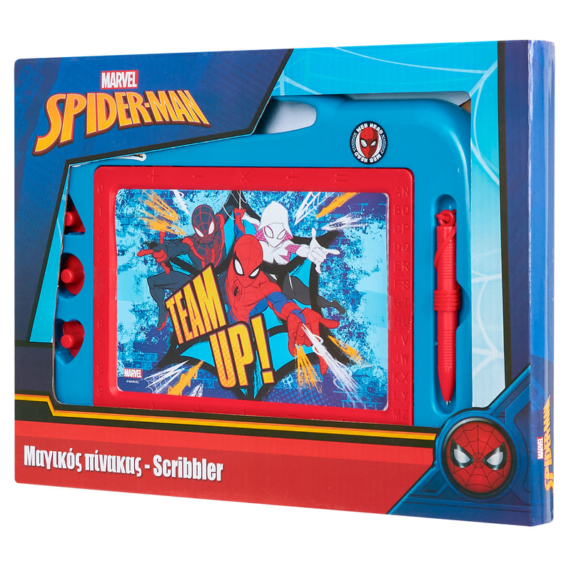 Marvel Magnetic Drawing Board for Kids - Blue Spiderman - Get Trend