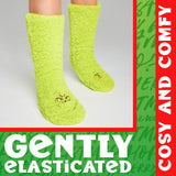The Grinch Slipper Socks for Women Men Teens, Soft Fluffy Socks Warm Winter Bed Socks Non Slip Funny Festive Stocking Filler Xmas Secret Santa Gifts - Get Trend
