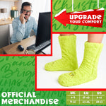 The Grinch Slipper Socks for Women Men Teens, Soft Fluffy Socks Warm Winter Bed Socks Non Slip Funny Festive Stocking Filler Xmas Secret Santa Gifts - Get Trend