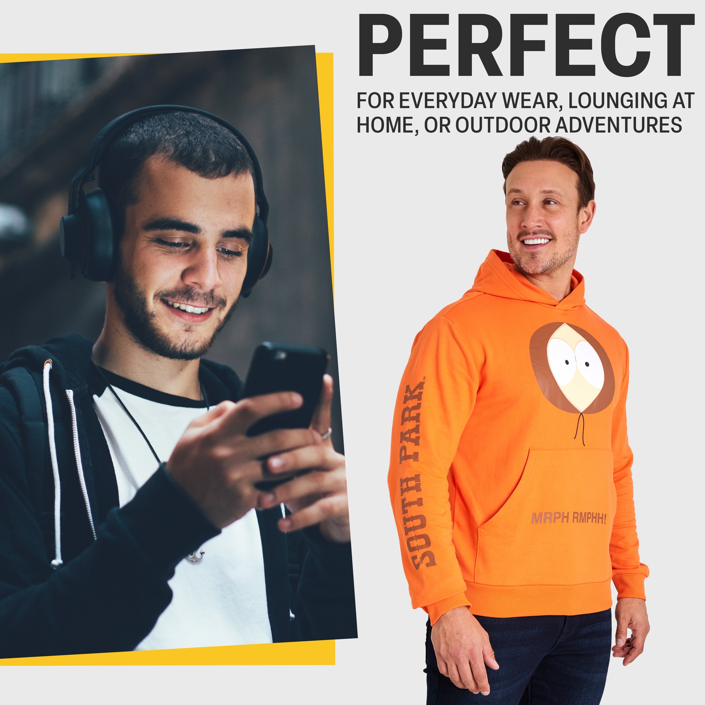 South Park Mens Hoodie, Comfy Stylish Hooded Sweatshirt - Funny Gifts for Him - Get Trend