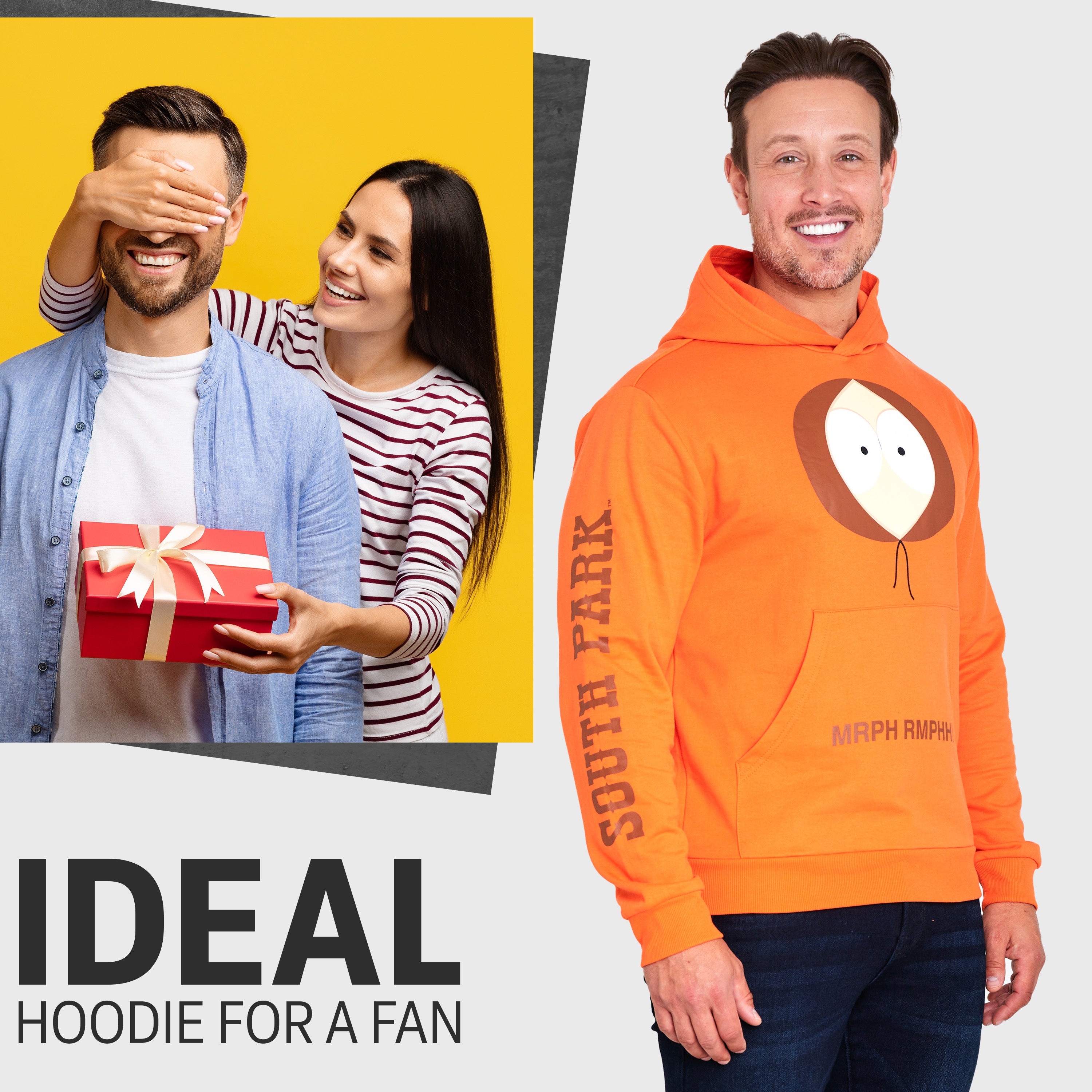 South Park Mens Hoodie, Comfy Stylish Hooded Sweatshirt - Funny Gifts for Him - Get Trend