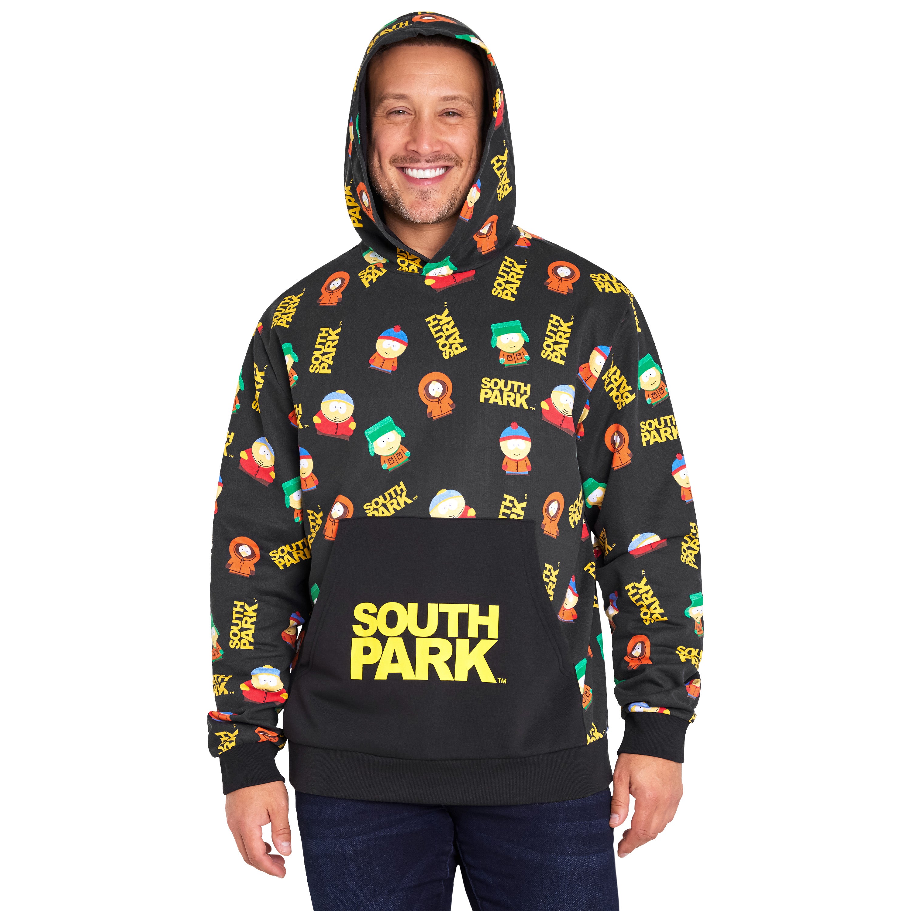 South Park Mens Hoodie, Comfy Stylish Hooded Sweatshirt - Funny Gifts for Him - Get Trend