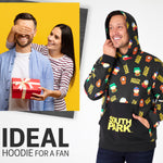 South Park Mens Hoodie, Comfy Stylish Hooded Sweatshirt - Funny Gifts for Him - Get Trend