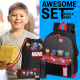 Marvel School Bag Set, 5 Piece Set - Get Trend