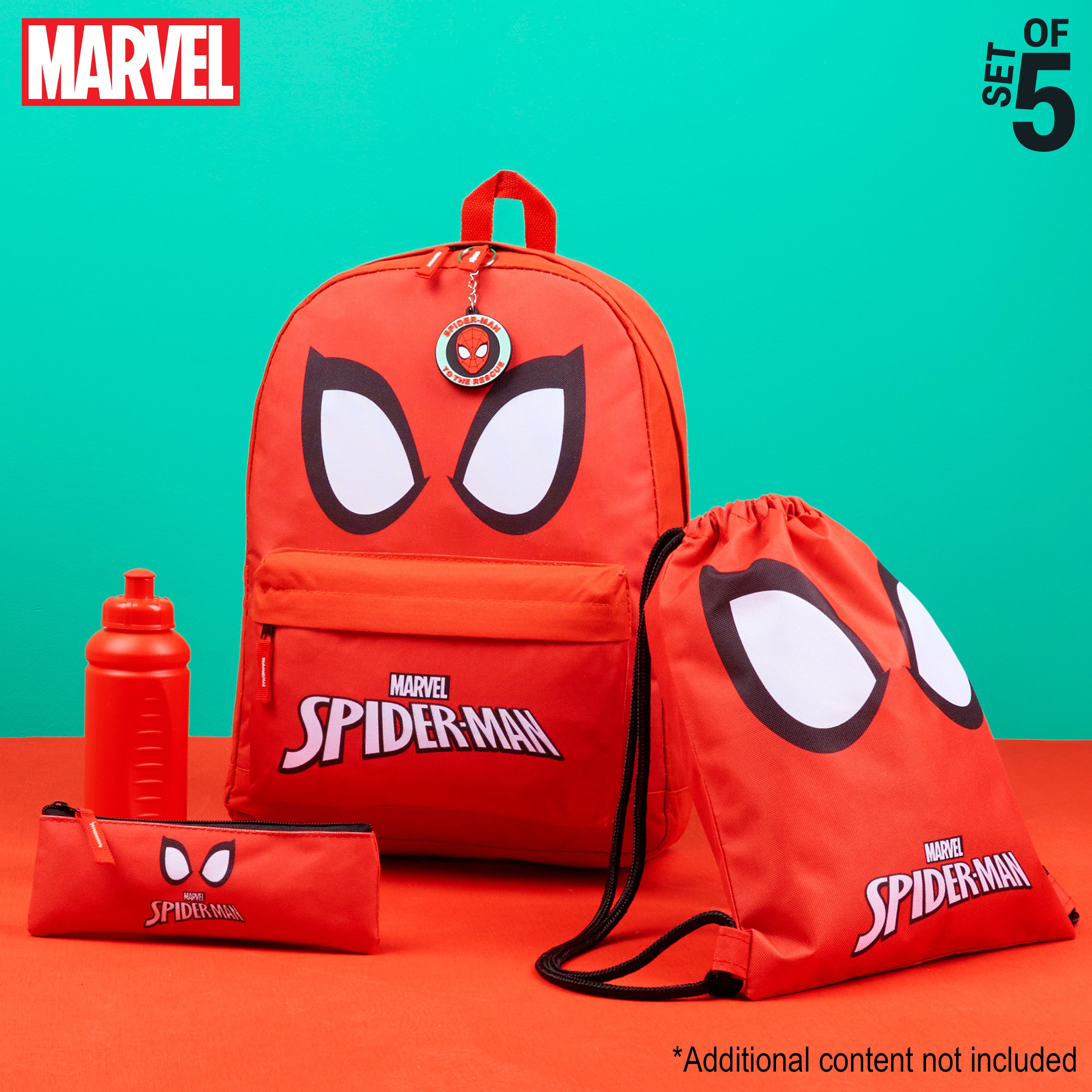 Marvel School Bag Set, 5 Piece Set - Get Trend