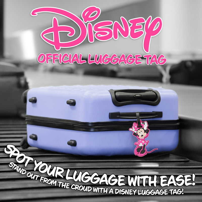 Disney Luggage Tags for Suitcase, Baggage Identification for Travel - MINNIE - Get Trend