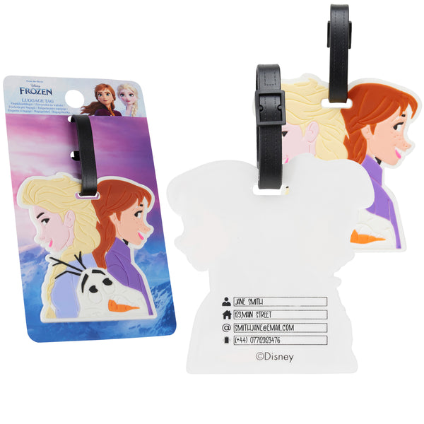 Disney Luggage Tags for Suitcase, Baggage Identification for Travel - FROZEN