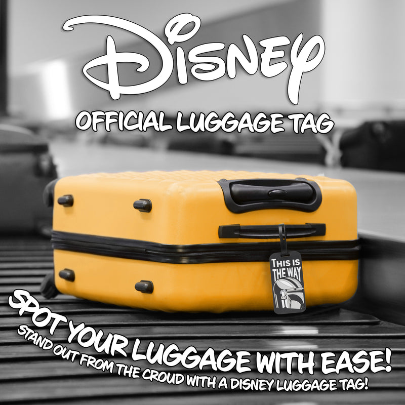 Disney Luggage Tags for Suitcase, Baggage Identification for Travel - MANDALORIAN - Get Trend
