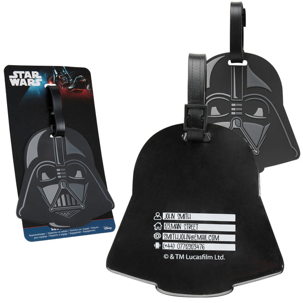 Disney Luggage Tags for Suitcase, Baggage Identification for Travel - Darth Vader