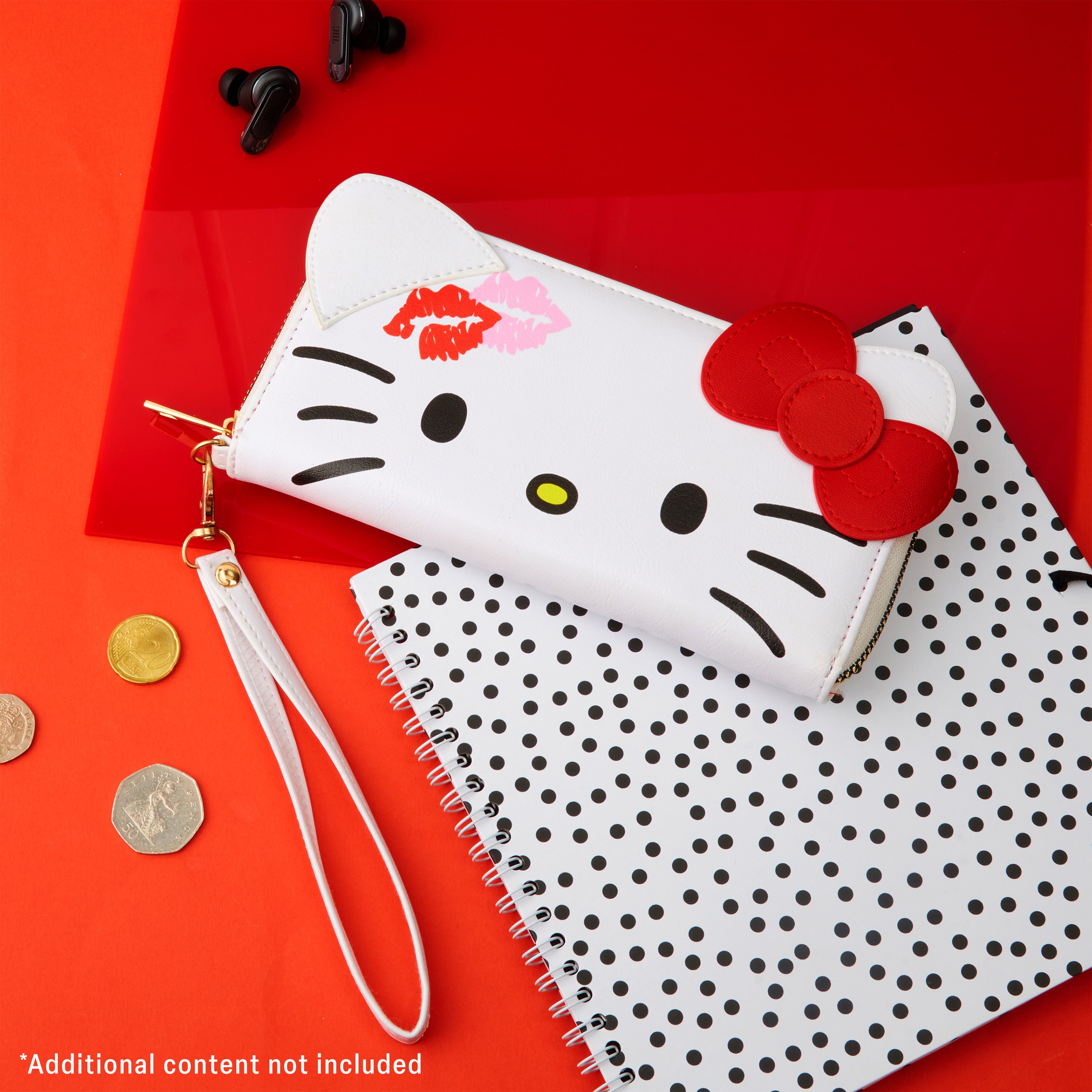 Hello Kitty Womens Zip Around Purse, Card Slots Coin Compartment - Gifts for Her - Get Trend