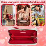 Hello Kitty Womens Zip Around Purse, Card Slots Coin Compartment - Gifts for Her - Get Trend