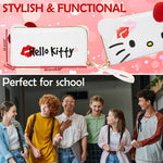 Hello Kitty Womens Zip Around Purse, Card Slots Coin Compartment - Gifts for Her - Get Trend