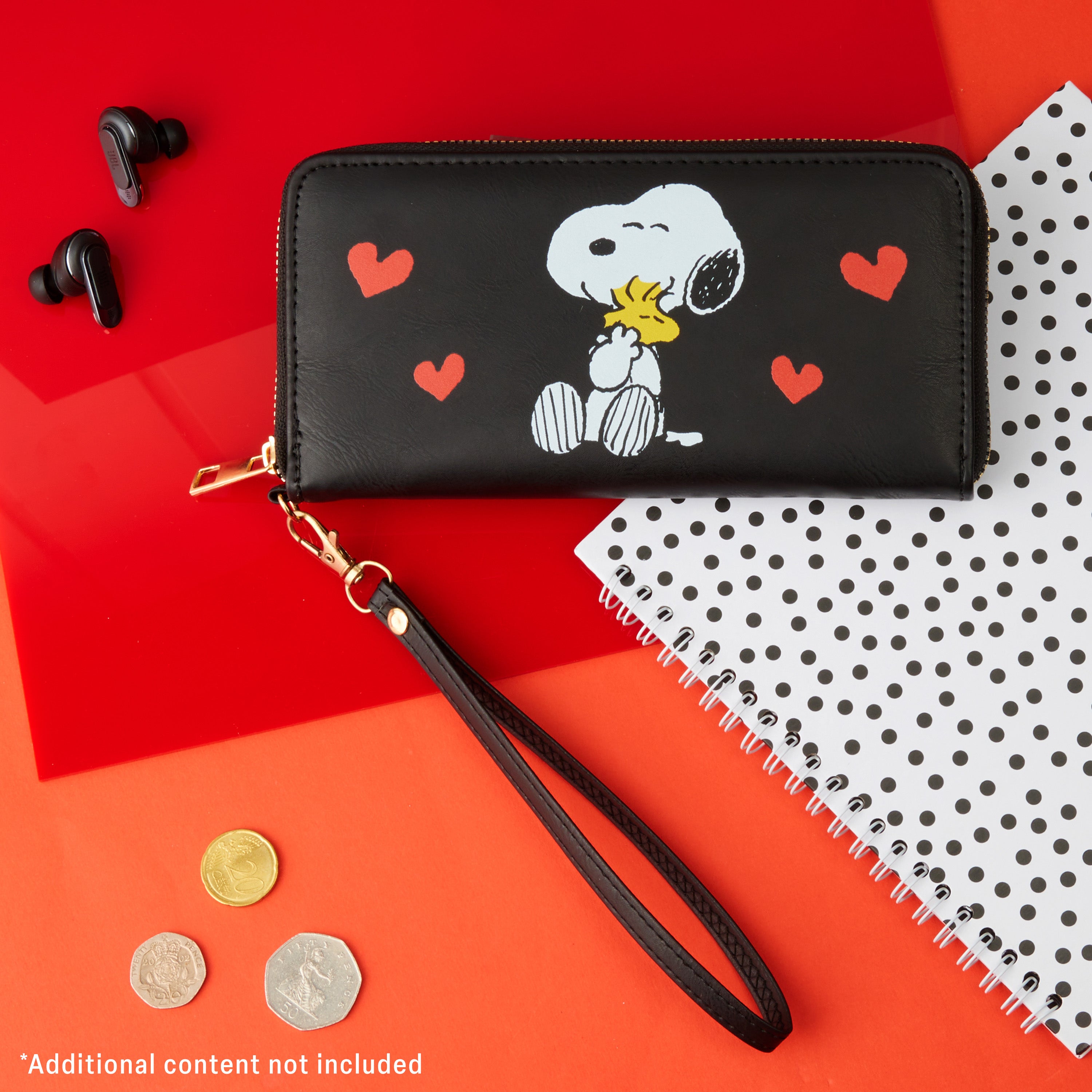 Peanuts Snoopy Women's Zip Around Purse, Card Slots Coin Pocket - Gifts for Her - Get Trend
