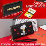 Peanuts Snoopy Women's Zip Around Purse, Card Slots Coin Pocket - Gifts for Her - Get Trend