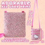 Hello Kitty Crossbody Bag for Girls - Adjustable Strap 2 Pockets - Gifts for Girls - Get Trend
