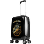 Harry Potter Hard Shell Suitcase, 55 x 35 x 21cm, 31L Capacity, 4 Wheels, Combination Lock - Travel Essentials (S/55cm - 31L, Black) - Get Trend