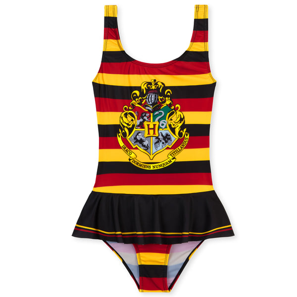 Harry Potter Girls Swimming Costume  One Piece Full Body Swimsuit - Get Trend