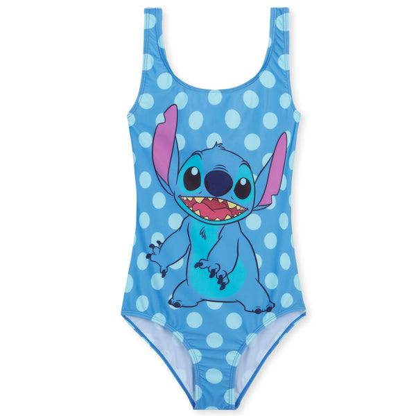 Disney Stitch Swimming Costume Girls, One Piece Swimsuit - Get Trend
