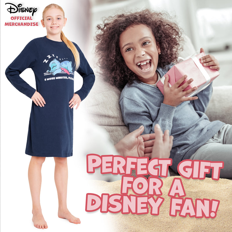 Disney Girls Nightdress, Lilo and Stitch Pyjamas, Stitch Gifts for Girls - Get Trend