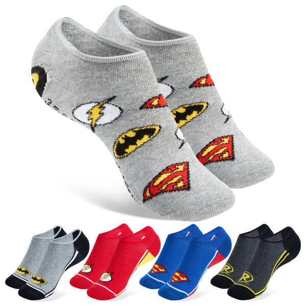 DC Comics Socks for  Men and Teenagers, Superheroes Trainer Socks - Get Trend