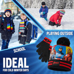 Marvel Beanie Hat and Gloves Set Kids - Avengers 2 Piece Winter Set - Get Trend