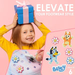 Bluey Clogs for Kids Toddlers Fun Garden Shoes Slip On with Shoe Charms - Get Trend