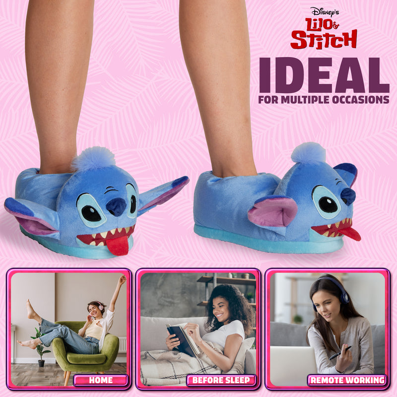 Disney Stitch Slippers for Women, Stitch Ladies Slippers - Get Trend
