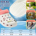 Peanuts Snoopy Clogs Womens Teens Winter Fleece Lining & Removable Charms - Warm Slip On Garden Shoes with Strap - Get Trend