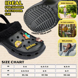 Harry Potter Clogs Womens Teens Winter Fleece Lining & Removable Charms - Warm Slip On Garden Shoes with Strap - Get Trend