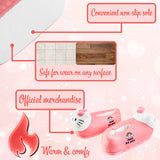 Hello Kitty Womens 3D Slippers, Cosy Indoor House Shoes Non Slip Loungewear - Gifts for Her - Get Trend