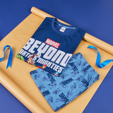 Marvel Avengers Mens Pyjamas Set Short PJs Nightwear Spiderman Lounge Set