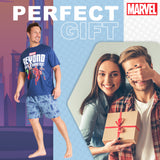 Marvel Avengers Mens Pyjamas Set Short PJs Nightwear Spiderman Lounge Set