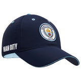 Manchester City F.C. Boys Baseball Cap Adjustable Strap Sun Hat Kids Teenagers Navy - Get Trend