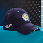 Manchester City F.C. Boys Baseball Cap Adjustable Strap Sun Hat Kids Teenagers Navy - Get Trend