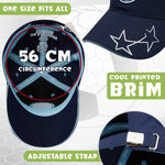 Manchester City F.C. Boys Baseball Cap Adjustable Strap Sun Hat Kids Teenagers Navy - Get Trend