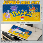 Pokemon Mouse Mat Large Desk Mat PC Keyboard Laptop Mouse Pad 80 x 35cm - Get Trend