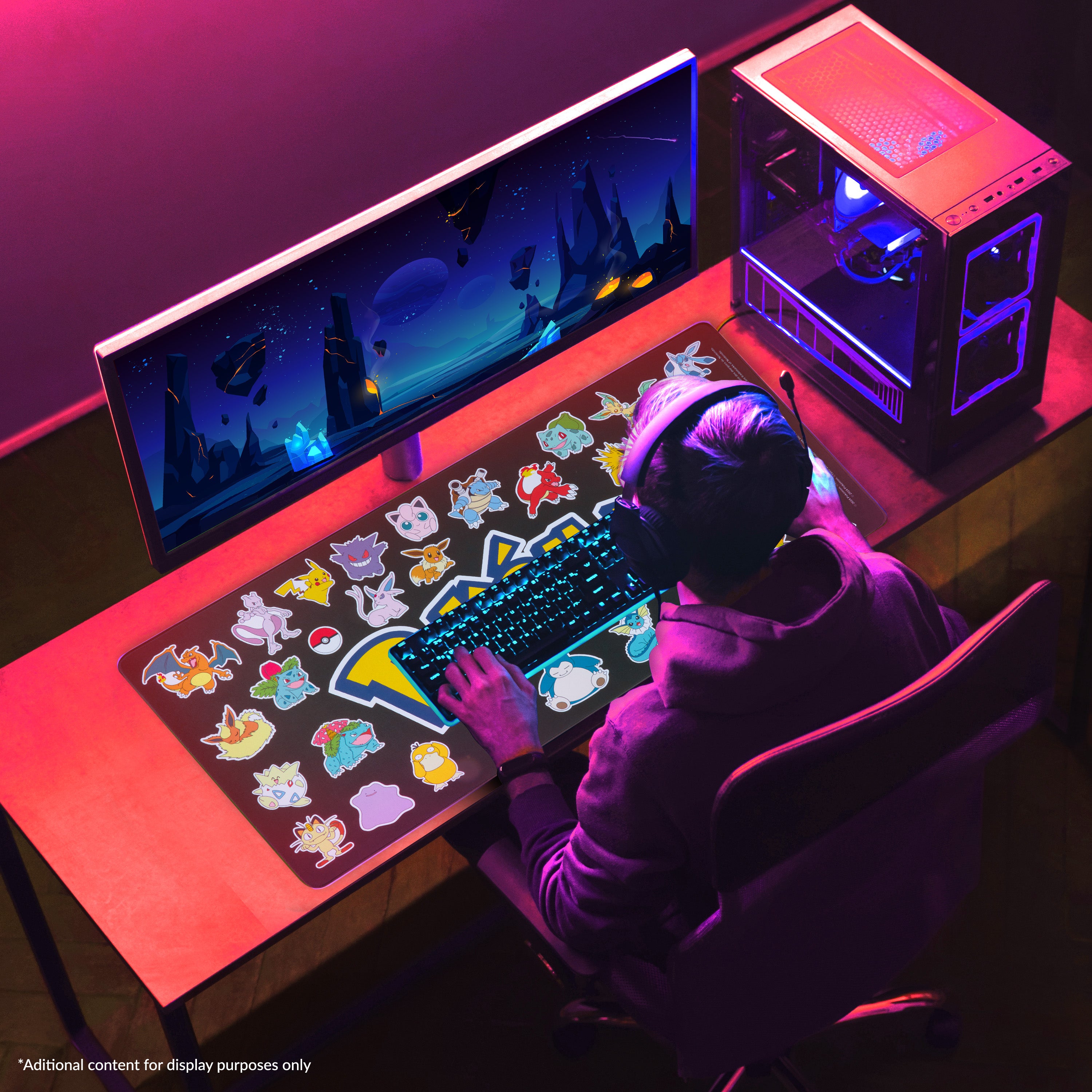 Pokemon Mouse Mat Large Desk Mat Pikachu - Get Trend