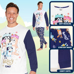 Bluey Christmas Matching Family Pyjamas - Xmas Matching Js for Men - Get Trend