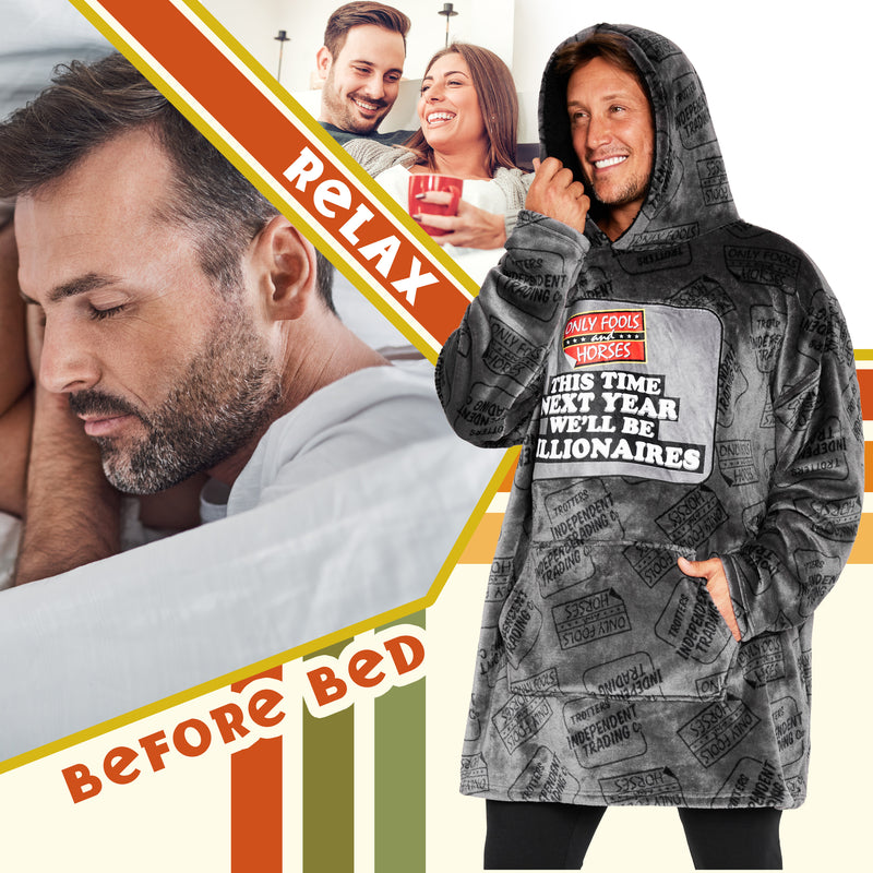 Only Fools and Horses Blanket Hoodie for Men and Teenagers - Get Trend