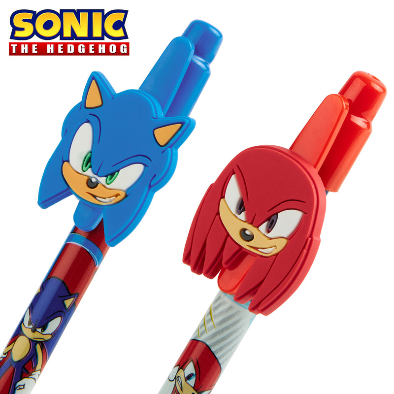 Sonic The Hedgehog Ballpoint Pens for Kids - Set of 3 - Get Trend