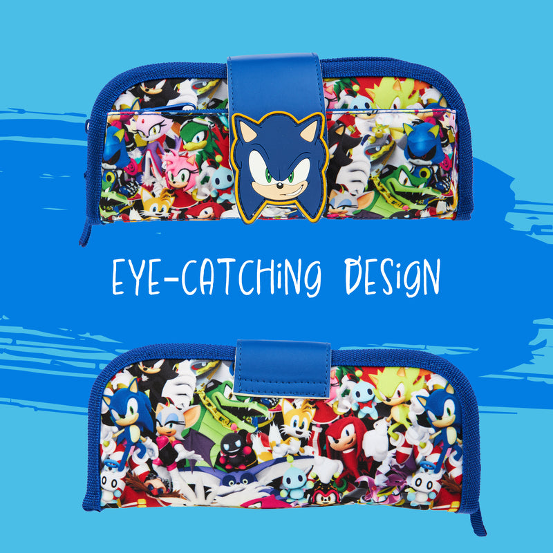 Sonic The Hedgehog Pencil Case for Boys - Get Trend