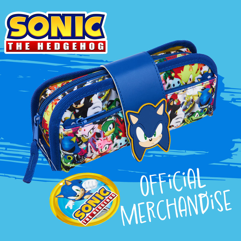 Sonic The Hedgehog Pencil Case for Boys - Get Trend