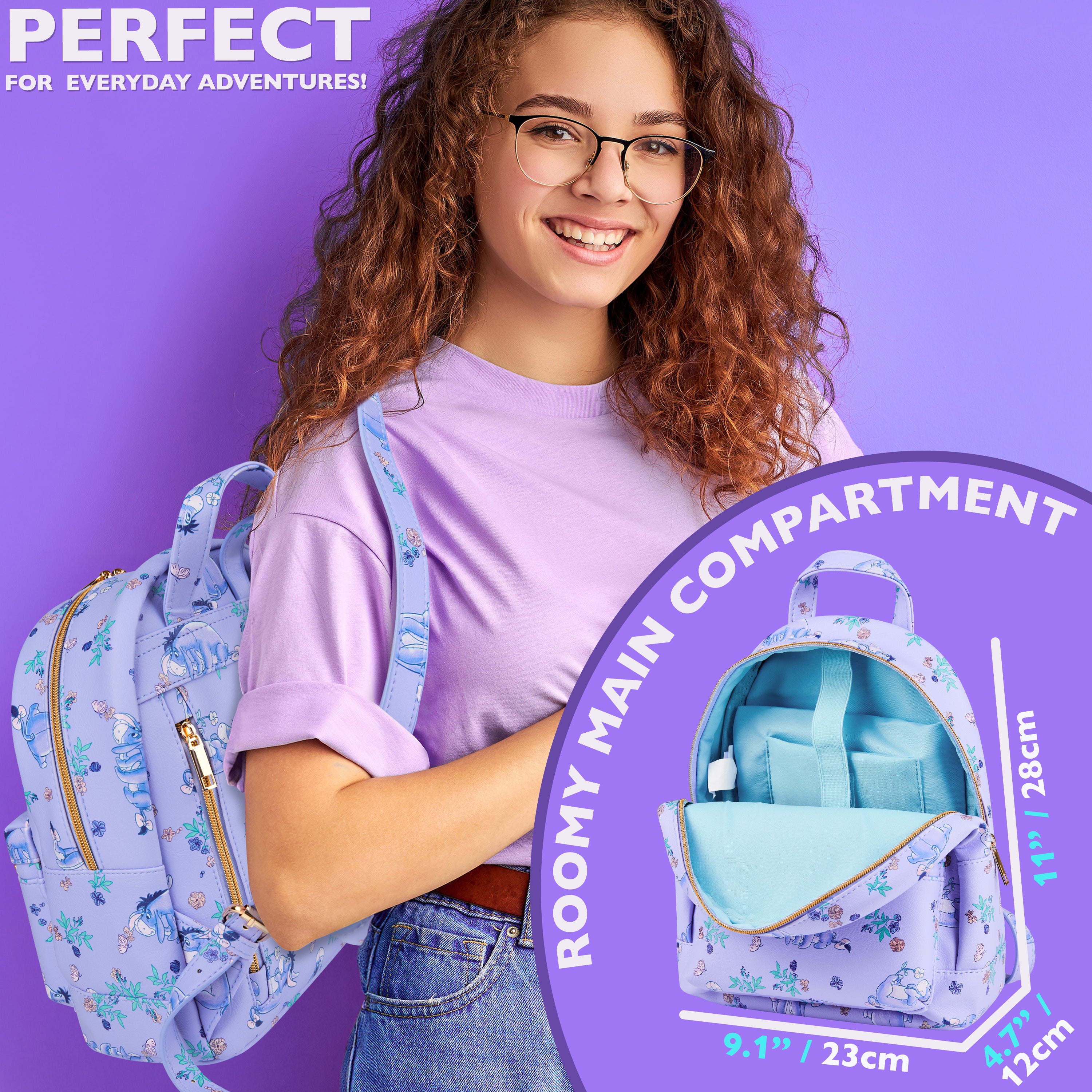 Disney Women's Rucksack Faux Leather Backpack - Get Trend