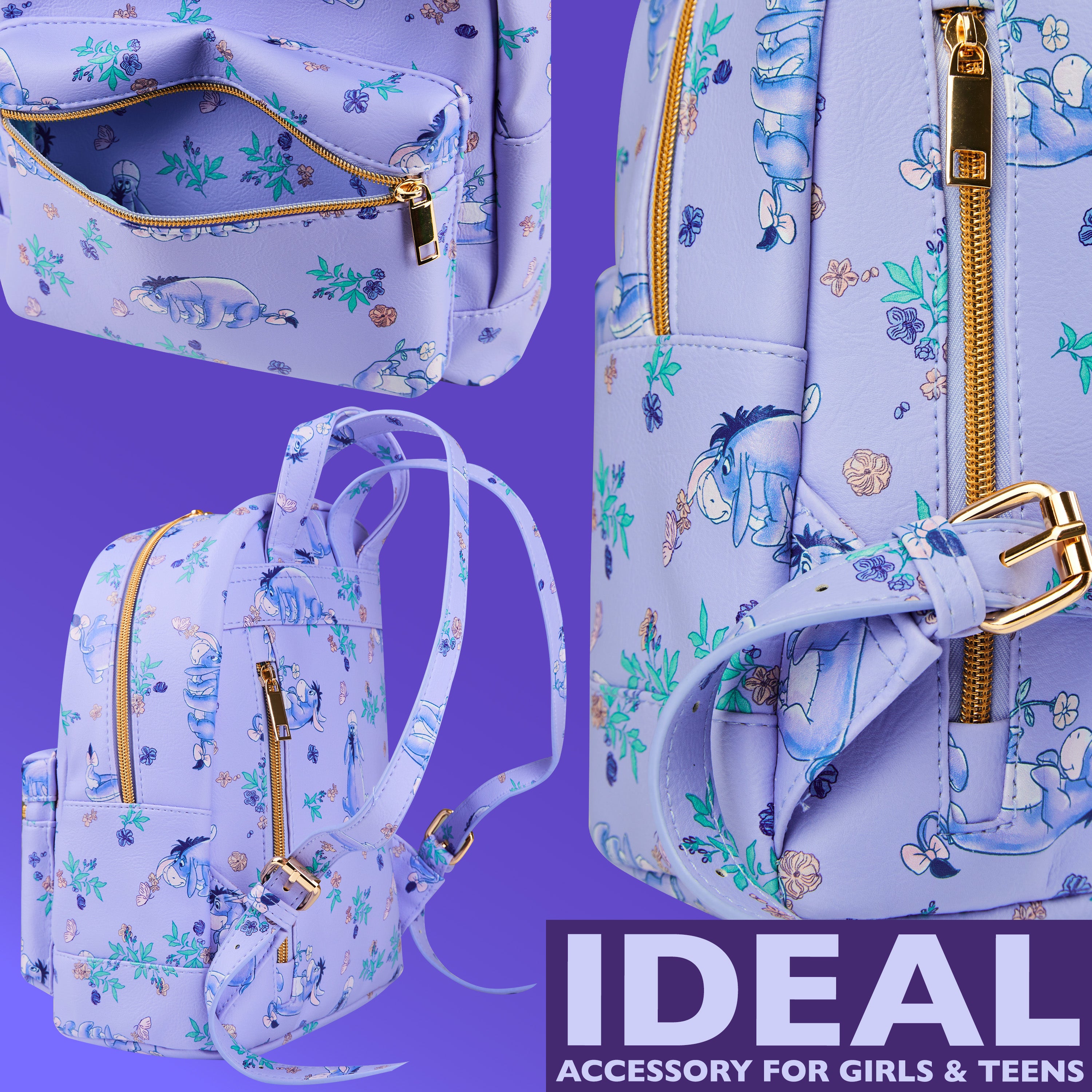 Disney Women's Rucksack Faux Leather Backpack - Get Trend