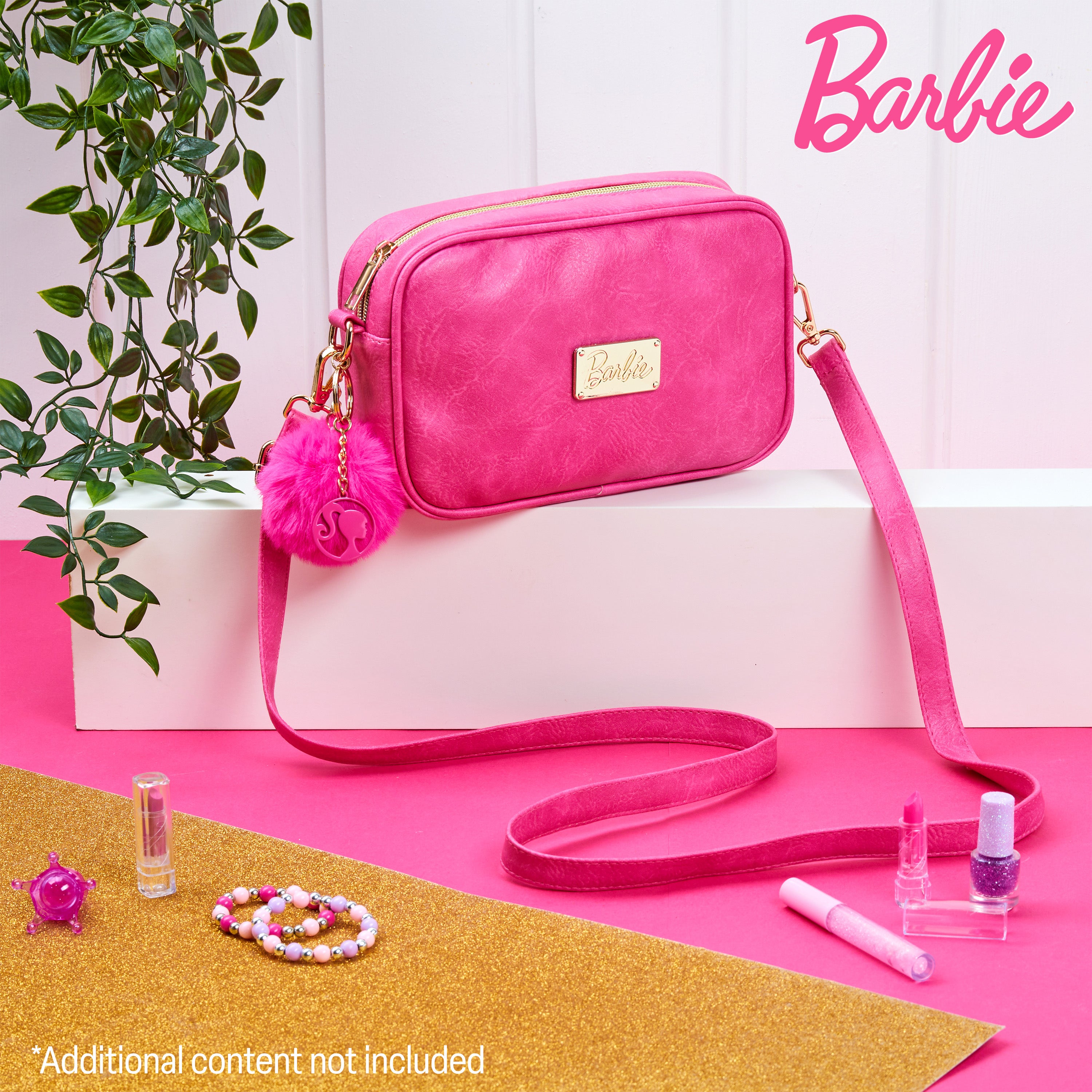 Barbie Girls Handbag, Cute Shoulder Bag with Adjustable Strap - Gifts for Girls - Get Trend