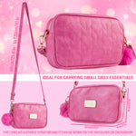 Barbie Girls Handbag, Cute Shoulder Bag with Adjustable Strap - Gifts for Girls - Get Trend