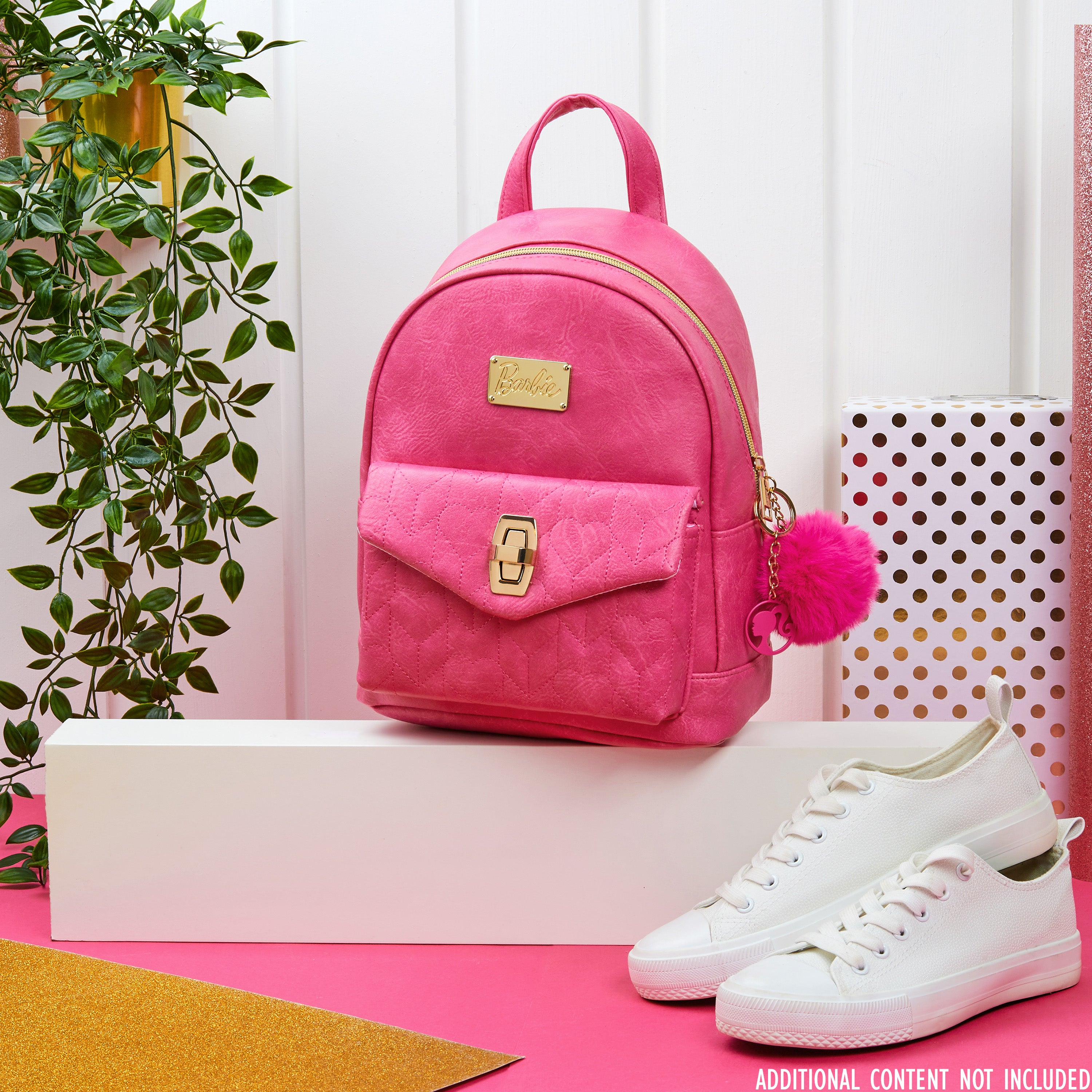 Barbie Womens Backpack, Internal Pockets & Zipped Compartments - Gifts for Her - Get Trend