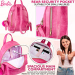 Barbie Womens Backpack, Internal Pockets & Zipped Compartments - Gifts for Her - Get Trend